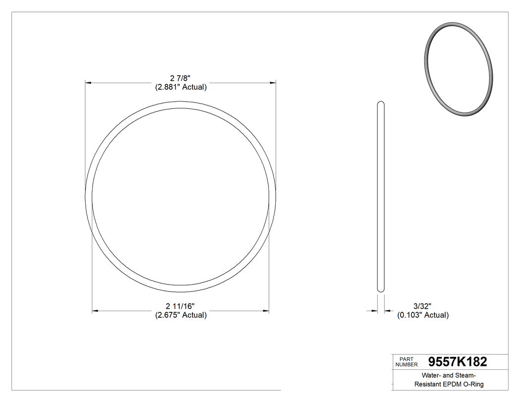 Technical drawing - 9557K182